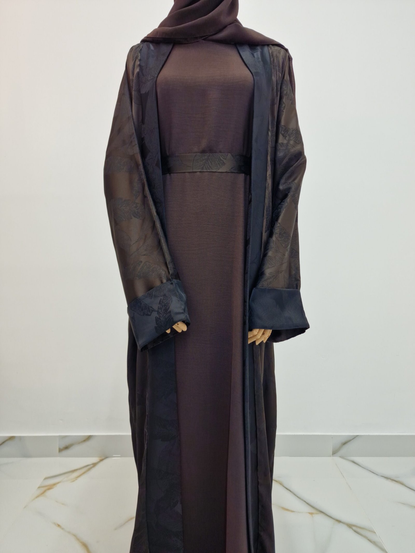 Kimono 4pcs Open Abaya